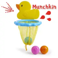 在飛比找蝦皮購物優惠-Munchkin 小鴨籃球組洗澡玩具 球是軟的