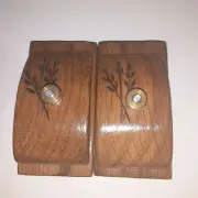 Walnut & Wheat Quilt Clips [2] Farmhouse,Country, Traditional