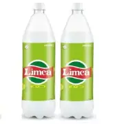 2 Bottles x Limca Lime And Lemon Indian Drink Pet Bottles Soft Drink - 1 litre