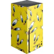Looney Tunes Xbox Series X Console Skin - Tweety Bird Super Sized Pattern