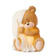 Notting Hill Bear 17.5cm Bedtime Sculptured USB LED Light Home Decor Caramel