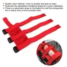 Red Car Fire Extinguisher Fixing Holder Belt Adjustable Strap For /Glad