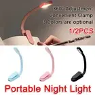 Portable Book Light Clip-On Reading Lamp Rechargeable Studying LED Night Lights