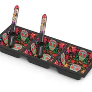 Prepara Day of the Dead Three Section Tray