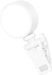 Clip On Ring Light for Phone, Mobile Phone Selfie Light, 6 Inch Selfie Ring Light Portable for Laptop, Makeup, Video Calls, Phone Light with Adjustable Light Modes