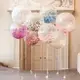 36吋 亮片紙氣球(單入) 透明乳膠氣球(90cm) 婚禮氣球 紙片氣球 大氣球 空飄氣球【塔克】