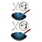 Wok Pan Multipurpose for Induction Cooker Cooking Pot for Kitchen Cooking