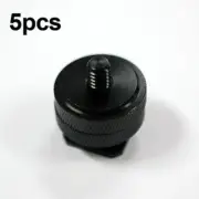 5pcs New Durable 1/4"-20 Tripod Mount Screw to Flash Camera Hot Shoe Adapter