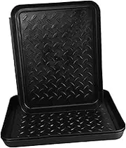 SHINEOFI 3pcs Boot Tray for Entryway Storage Easy to Clean Shoe Holder for Wet Conditions Prevents Deformation Versatile Use for Shoes Plants Pet Feeding Car Trunk Kitchen
