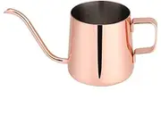 Stainless Steel Coffee Pot, Long Gooseneck Spout Kettle with Ergonomic Handle for Precise Pour Over Coffee Brewing, Exquisite Design for Drip Coffee Lovers (250ml)