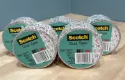 Scotch Brand Duct Tape Rolls 3M Cat with Glasses Duck Tape Lot of 5 Brand New