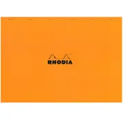 Rhodia No.38 Top Stapled A3+ Notepad Office Stationery Note Pad 5x5 Grid Orange