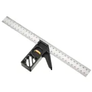 ENJOYWOOD Adjustable 300mm Aluminum Alloy Combination Square 45 90 Degree Angle Scriber Steel Ruler Woodworking Line Loc