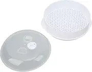 [FOFY] Microwave Food Time-Saving Multipurpose Kitchen with Transparent Cover for Home Use (Medium Single Layer)
