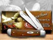 Case xx Knives Mini Trapper Smooth Chestnut Bone Pocket Knife Stainless 28700