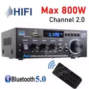 HiFi Digital Amplifier Bluetooth Surround Sound AMP Speaker for Home Car New