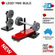 Genuine LEGO® "Weight Bench" - Gym Equipment, Weights Press [MiniMOC] NEW/CUSTOM