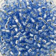 11/0 TOHO ROUND Silver Lined Light Sapphire Seed Bead (8g)