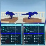 NEW TOP MELEE TEK REX BLUE ID02 BABY PAIR ARK ASCENDED PVE. PC/XBOX/PS5.