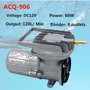 DC 12V 60W Electromagnetic air pump Hi-blow Air Compressor Pump Inflated Aerator