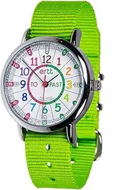 [ertt] EasyRead Time Teacher Learn The Time Past/To Kids Watch Purple #ERW-COL-PT-L