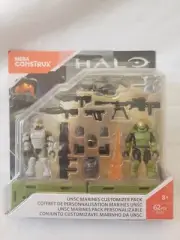 MEGA CONSTRUX HALO UNSC MARINES CONSTOMIZER PACK SET FDY41 RETURED COLLECTIBLE.