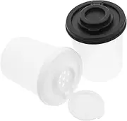 2pcs Mini Spice Jars Airtight Portable Salt Pepper Dispensers for Kitchen Travel