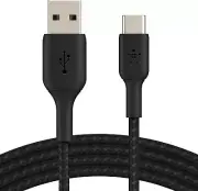 Belkin BoostCharge Braided USB-C to USB-A Cable (1M/3.3ft) (OPEN BOX & DAMAGED B