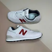 在飛比找蝦皮購物優惠-New Balance 574 復古 休閒鞋 男女 灰紅U5