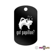 Got Papillon Engraved Keychain GI Tag dog v2 Many Colors
