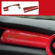 For 14-2021 Mini Cooper F55 F56 Red Plastic Dashboard Center Console Cover Trim (for: Mini)