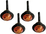 Beatifufu 20pcs 12v 3 Led Side Marker Lights Indicator Lights for Trucks Trailers Caravans Enhanced Visibility Long Life