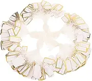 Generic 500pcs Decorative Tags with Rope Lightweight Hanging Labels for Jewelry Clothing Present Display Easy to Use Durable Convenient Marking Tags