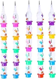 Parliky Writing Pencils Snowman Design Creative Pencil Stationery Fun for Teenagers