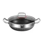 Non-stick Frying Pan Hot Pot Household Wok Pan Gas Induction Cooker