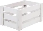 Parliky Wooden Storage Box Vintage Style Decorative Crate Large Keepsake Box for Office