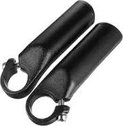 Mipcase 1 Pair Bicycle Handle Handlebar Mountain Bike Supplies Bike Accessories Black Alloy