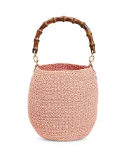 Clare V. Pot de Miel Bag with Bamboo Handle