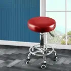 Levede Salon Stool Swivel Barber Stools Red