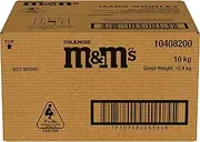 M&M’S Orange Milk Chocolate Chocolate Bulk 10KG Carton - for Chocolate Bars, Halloween Trick or Treating, Birthday Parties, Parties, Lollie Bags, Baking
