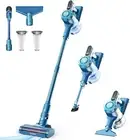 8-in-1 Cordless Stick Vacuum, 45min Runtime, Powerful Suction, Pet Hair, Blue