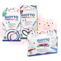 在飛比找蝦皮購物優惠-現貨💎義大利 Giotto 閃亮彩繪筆 細款/ 粗款 兒童 
