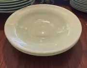 Jade Glass Bowls 8” (jadeite) Glass Reproduction Hand Made Set Of 2 Bowls