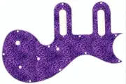 Pickguard Epiphone Les Paul SL Graphical Scratchplate Leopard Print Purple