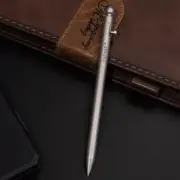 Mini Titanium Keychain Bolt Action Pen Outdoor Travel Portable EDC Ballpoint Pen