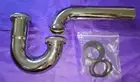 Chrome P-Trap 1 1/2" Kibi KPT101CH Decorative Chrome Finish