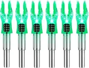 DEEPOWER S Lighted Nocks for Arrows .244/6.2mm 6 Pack Lighted Arrow Nocks for Archery Hunting