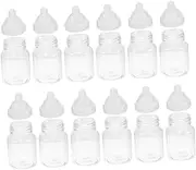 iplusmile 20pcs Bottle Candy Boxes Creative Treat Containers for Shower Birthday Party Transparent Favor Boxes for Candy Display and Storage