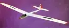 Alpha H 2ch Sailplane 110" Wingspan R/C Model Airplane Printed Plans &Templates