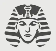 10"x10" Clear Plastic Stencil - Pharaoh (SA535)